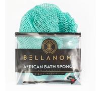 BELLANOMI African Exfoliating Net Sponge, Authentic, Ethically sourced from Nigeria, 45 inches Long, Back Scrubber for Daily use (Seafoam)