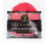 BELLANOMI African Exfoliating Net Sponge, Authentic, Ethically sourced from Nigeria, 45 inches Long, Back Scrubber for Daily use (Pink)