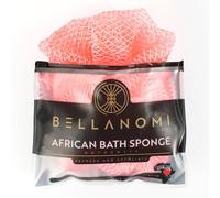 BELLANOMI African Net Sponge - Authentic Sapo Exfoliating Net, Ethically sourced from Nigeria, 45" Long Back Scrubber, Quick Dry Loofah Alternative for Gentle Exfoliation Daily Use