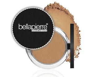bellapierre Compact Mineral Foundation SPF 15 | Vegan & Cruelty Free | Hypoallergenic | Full Coverage -10 Grams - Brown Sugar