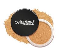 Bellapierre Loose Mineral Foundation SPF 15 - Pure Powder Base, Full Coverage Mineral Makeup, Matte Finishing & Setting, Lightweight, Talc-Free & Paraben-Free - 0.32 oz - Brown Sugar