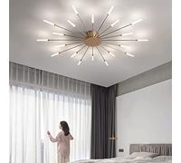 Bellastein Modern Dimmable LED Ceiling Light 42-Flame Recessed Ceiling Lamp 3000-6000K with Remote Control Bedroom, Living Room, Dining Room Pendant Light (Gold, 20 Lights)