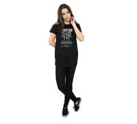 Harry Potter Bellatrix Lestrange Wanted Poster Cotton Boyfriend T-Shirt In Black Black M