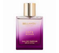 Bellavita Luxury DATE Eau de Parfum | 100 ml (3.4 fl.oz.) | Perfume for Women | Floral, Pink Pepper, Jasmine, and Moss Notes | Long Lasting Women's Day Special Fragrance
