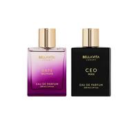 Bellavita Luxury Date Woman 100Ml & Ceo Man 100Ml Edp His & Hers Fragrance Duo Multi