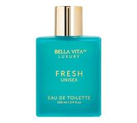 Bellavita Luxury Fresh Eau de Toilette | Fresh Aromatic Vanilla Scent with Almond & Bergamot Notes | 100 ml Unisex Perfume | Ideal Christmas & New Year Gift