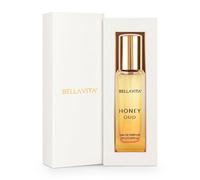 Bellavita Luxury Honey Oud Eau de Parfum Perfume Unisex, 0.67 fl oz (20 ml) | Perfumes for Women & Colognes for Men, Holiday Gift for Her & Him, Sweet Vanilla, Rose, Amber & Patchouli Notes, Travel Size