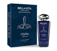 BELLAVITA Luxury Mood Collection ALPHA Perfume for Women 100ml | Pheromone Inspired Technology Long Lasting Fragrance | Notes of Floral, Jasmine and Citrus | Gourmet, Spicy Premium Fragrance