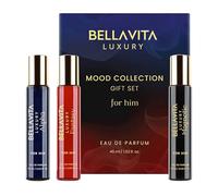 Bellavita Luxury Mood Collection Perfume Gift Set with Alpha, Magnetic, and Fantasy | 45ml | Perfume for Men | Bergamot, Caramel, and Saffron Notes | Long Lasting Men's Fragrance