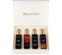 BellaVita Luxury Perfume for Men Gift Set (4x20ml) | Mens Perfumes OUD, CEO, Klub, GOAT | Mini Mens Fragrance with Luxury Perfume Oils | French Cologne & Arabic Parfums Fragrance for Him