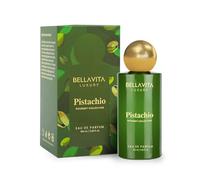 Bellavita Luxury Pistachio Eau de Parfum | 100 ml (3.4 fl.oz.) | Perfume for Men and Women | Gourmet, Nutty Pistachio, Jasmine, and Cotton candy Notes | Long Lasting Unisex Fragrance