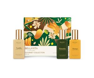 Bellavita Luxury Unisex Gourmet Perfume Gift Set with Vanilla, Mango, and Pistachio | 60ml | Perfume for Men and Women | Nutty Pistachio, Mango, and Vanilla Notes | Women's Day Special