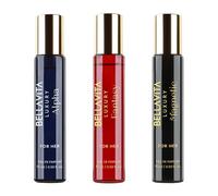 BELLAVITA Mood Collection Gift Set 3x15ML for Women Alpha, Fantasy & Magnetic EDP Liquid Perfume with Pink Pepper, Jasmine and Moss Fruity, Floral Long Lasting Fragrance Scent