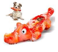 BellaWagg Dog Toy for Aggressive Chewers:Tough Chew Toys for Medium & Large Breeds,Treat Dispensing Dog Puzzle Toy Reduce Pet Anxiety and Boredom to Keep Them Busy,Milk Flavored