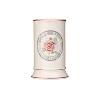 Belle Bathroom Tumbler Stoneware Bath Accessory Storage Holder Organiser Cream