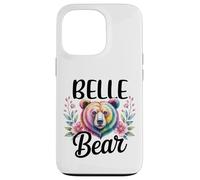 BELLE Bear Floral Graphic for Mothers Day Moments Case for iPhone 13 Pro