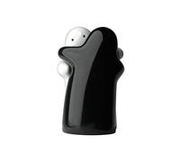 Belle Being Couple Salt and Pepper Shakers Black White Modern Vintage Design - Easy to Fill and Dispense - Perfect for