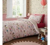 Belle & Boo Fairytale Reversible Cotton Duvet Cover Set Pink - Junior - Pink