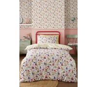 Belle & Boo 'Garden Friends' Reversible Cotton Duvet Cover Set in White | Size: Junior Belle & Boo White Junior
