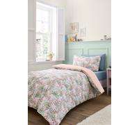 Belle & Boo 'Meadow Bunnies' Reversible Cotton Duvet Cover Set in Blue | Size: Double Belle & Boo Blue Double