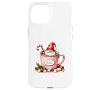 Belle Christmas Santa Personalized Name Case for iPhone 15
