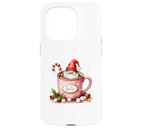 Belle Christmas Santa Personalized Name Case for iPhone 15 Pro