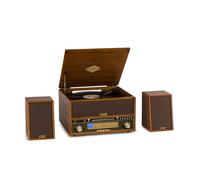 Belle Epoque 1910 retro stereo system record player CD player speakers