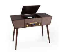 Belle Epoque 1912 Retro Turntable Record Player CD BT USB DAB + / FM Brown