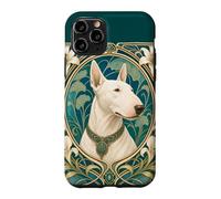 Belle Epoque Bull Terrier Dog Mom Dad Art Case for iPhone 11 Pro