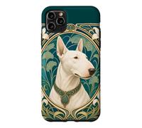 Belle Epoque Bull Terrier Dog Mom Dad Art Case for iPhone 11 Pro Max