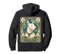 Belle Epoque Bull Terrier Dog Mom Dad Art Pullover Hoodie