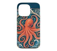 Belle Epoque Octopus Vintage Ocean Art Case for iPhone 13 Pro