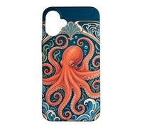 Belle Epoque Octopus Vintage Ocean Art Case for iPhone 16 Plus