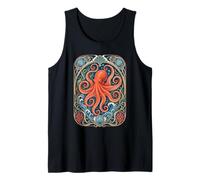 Belle Epoque Octopus Vintage Ocean Art Tank Top