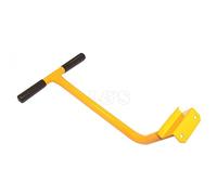 Belle Faucet Handle, Handle Assembly, Alloy Steel, Yellow, Chrome Finish, Classic Style, Ambidextrous, ABS Material, Fits Belle Minimix 130, OEM No. 901/14800