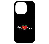 Belle idee cadeau Coeur Drapeau de la Guadeloupe 971 gwada Case for iPhone 14 Pro