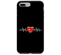 Belle idee cadeau Coeur Drapeau de la Guadeloupe 971 gwada Case for iPhone 7 Plus/8 Plus