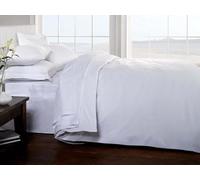 Belle Maison - 100% Cotton 400TC Duvet Cover - White - Single