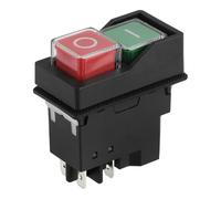 Belle Minimix Replacement Switch 240V - IP55 Rated On/Off Power Switch with Brake Function for Electric Cement Mixers - Double Pole Cutoff Safety