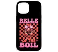 Belle Of The Boil Crawfish Crayfish Girl Mom Coquette Bow Case for iPhone 15