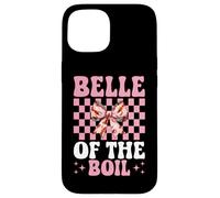 Belle Of The Boil Crawfish Crayfish Girl Mom Coquette Bow Case for iPhone 15
