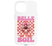 Belle Of The Boil Crawfish Crayfish Girl Mom Coquette Bow Case for iPhone 15