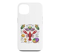 Belle of the Boil Mardi Gras Crawfish Design Case for iPhone 13