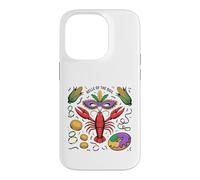 Belle of the Boil Mardi Gras Crawfish Design Case for iPhone 14 Pro