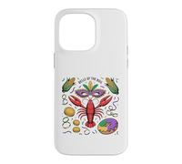 Belle of the Boil Mardi Gras Crawfish Design Case for iPhone 14 Pro Max