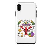 Belle of the Boil Mardi Gras Crawfish Design Case for iPhone XS Max