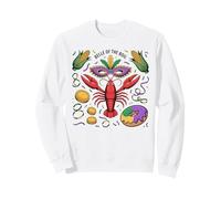Belle of the Boil Mardi Gras Crawfish Design Sweatshirt