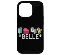 Belle Personalized Dog Name Belle Pet Lover Case for iPhone 13 Pro