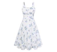 Belle Poque Womens Vintage A-line Midi Cocktail Party Dress
