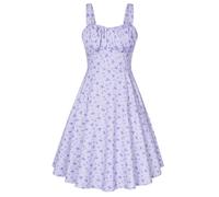 Belle Poque Womens Vintage A-line Midi Cocktail Party Dress